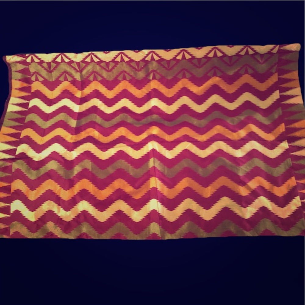 pure silk Kanchipuram brocade temple design saree